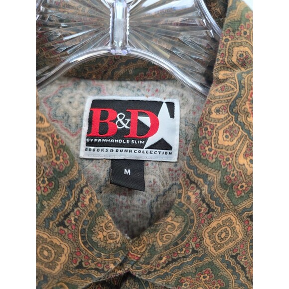 Panhandle Slim Brooks Dunn Pearl Snap Shirt Mens M Western Rodeo Rancher (QQ) - Picture 2 of 10